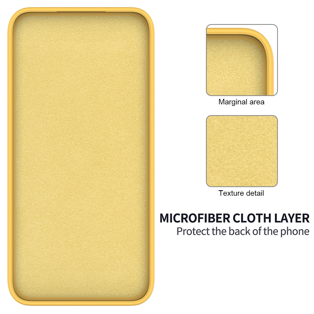 For-Honor-Magic6-Pro-Solid-Color-Liquid-Silicone-Dropproof-Full-Coverage-Phone-Case(Yellow)