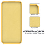 For-Honor-Magic6-Pro-Solid-Color-Liquid-Silicone-Dropproof-Full-Coverage-Phone-Case(Yellow)
