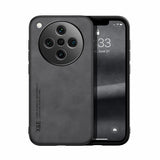 For-OPPO-Find-X8-Skin-Feel-Magnetic-Leather-Back-Phone-Case(Dark-Grey)