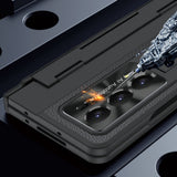 For-Honor-Magic-V2-Shield-Series-Integrated-Folding-Phone-Case(Black)