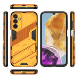 For-Samsung-Galaxy-M15-5G-Global-Punk-Armor-2-in-1-PC-+-TPU-Shockproof-Phone-Case-with-Invisible-Holder(Orange)