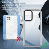 For-Samsung-Galaxy-A22-4G-Transparent-Acrylic-+-TPU-Shockproof-Phone-Case(Transparent)
