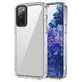 For-Samsung-Galaxy-S20-FE-Transparent-Acrylic-+-TPU-Shockproof-Phone-Case(Transparent)