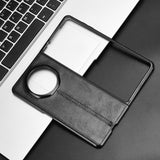 For-Honor-Magic-V3-Cow-Pattern-Sewing-Back-Cover-Phone-Case(Black)