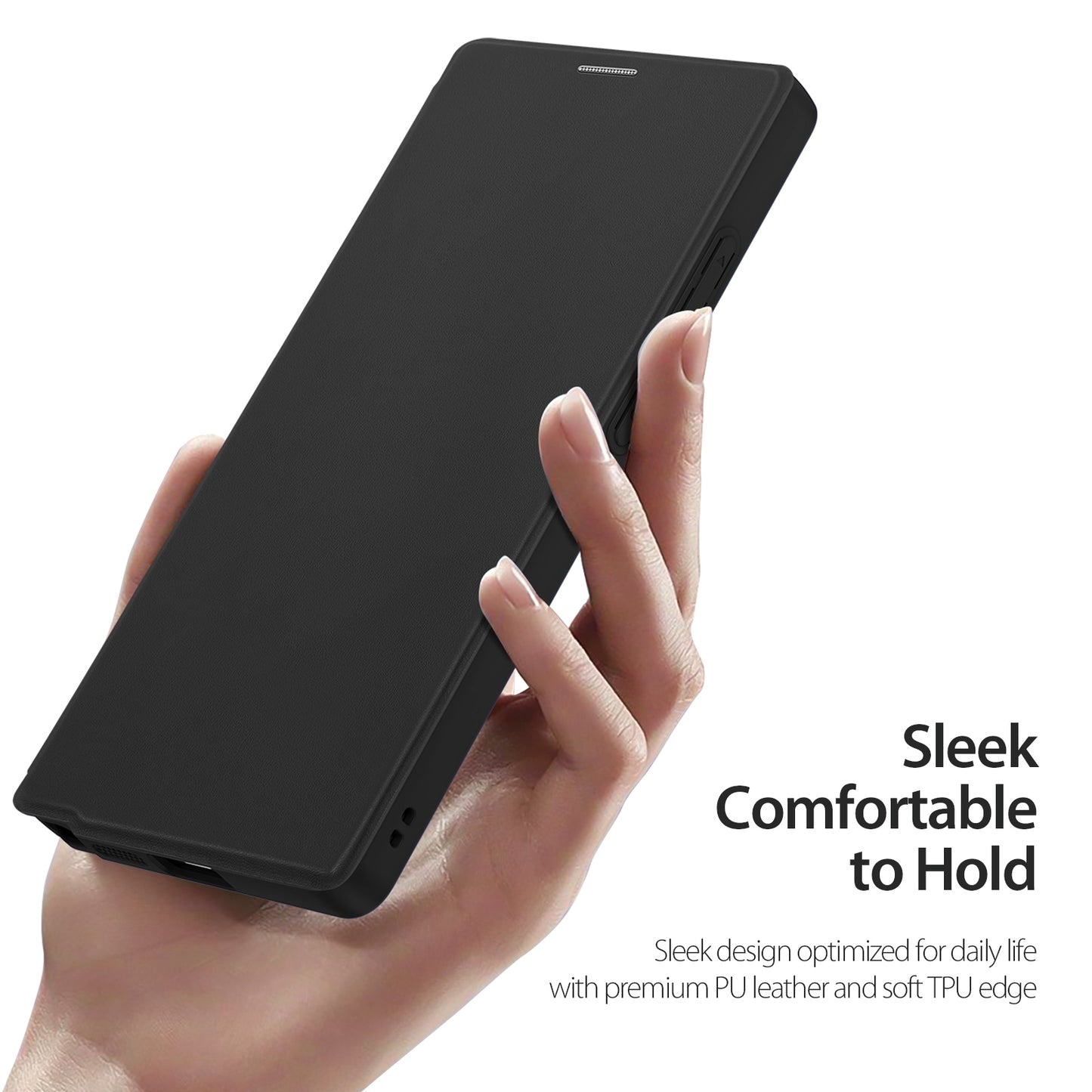 For-Samsung-Galaxy-S25-Ultra-5G-DUX-DUCIS-Skin-X-Pro-Series-Magsafe-PC-+-TPU-Phone-Leather-Case(Black)