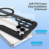 For-Samsung-Galaxy-S25-Ultra-5G-DUX-DUCIS-Skin-X-Pro-Series-Magsafe-PC-+-TPU-Phone-Leather-Case(Black)