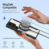 For-Samsung-Galaxy-S25-Ultra-5G-DUX-DUCIS-Skin-X-Pro-Series-Magsafe-PC-+-TPU-Phone-Leather-Case(Black)