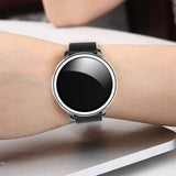 For-Samsung-Galaxy-Watch-Active-2-40mm-Electroplate-PC-Protective-Case-with-Tempered-Glass-Film(Silver)