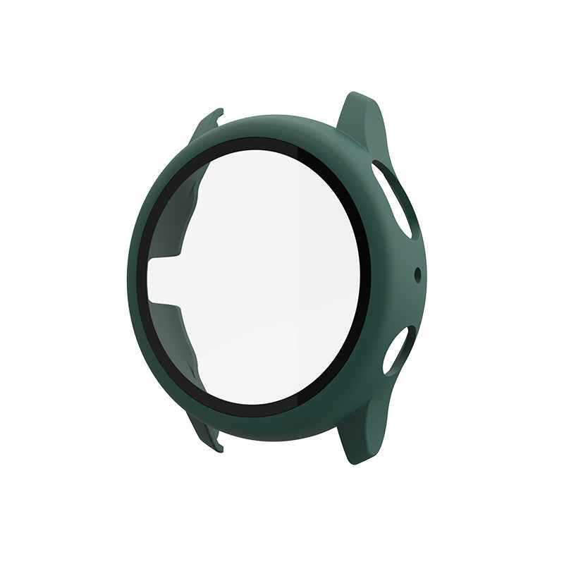For-Samsung-Galaxy-Watch-Active-2-40mm-PC-Protective-Case-with-Tempered-Glass-Film(Cyan)