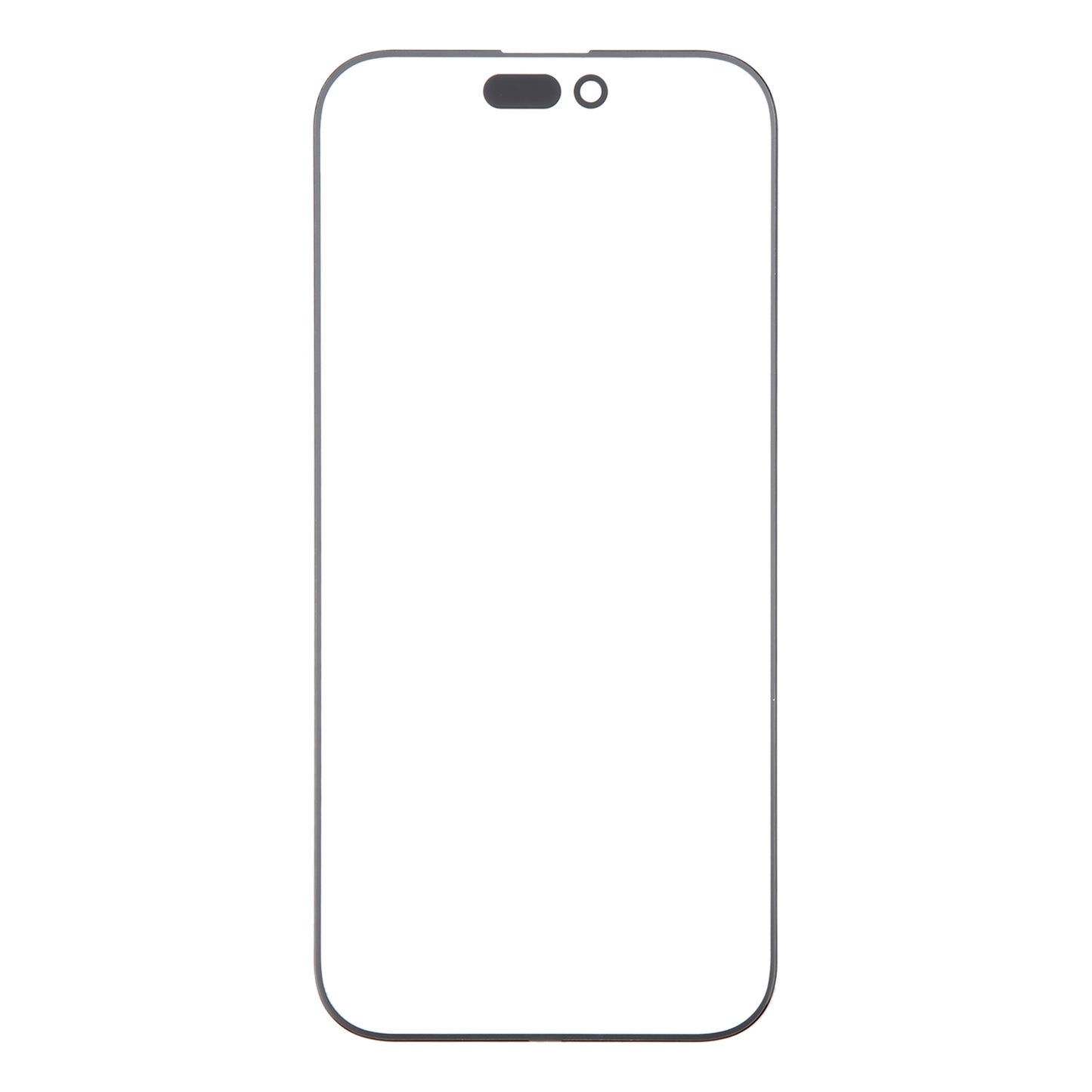 For iPhone 16 Pro Max Front Screen Outer Glass Lens with OCA Optically Clear Adhesive