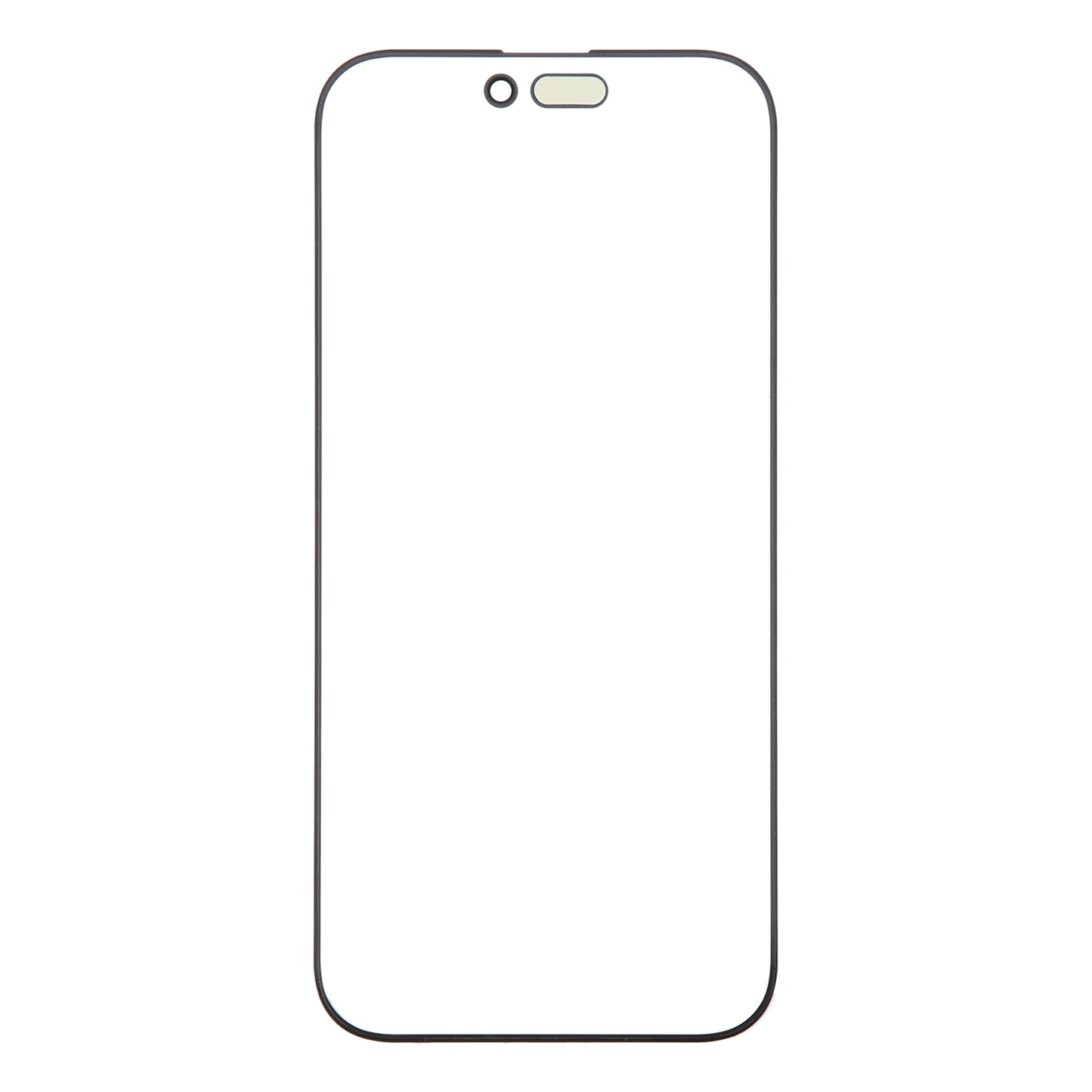 For iPhone 16 Pro Max Front Screen Outer Glass Lens with OCA Optically Clear Adhesive