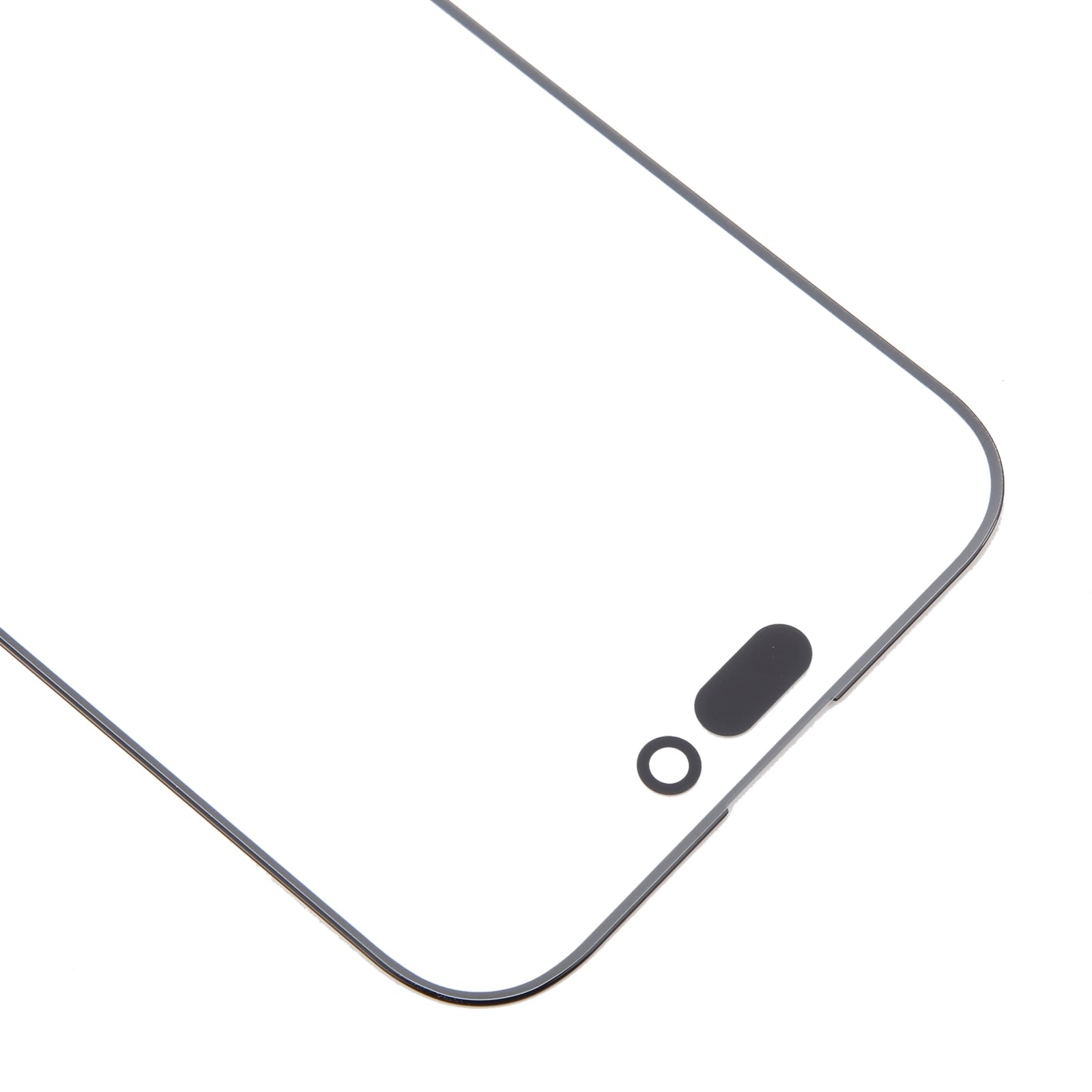 For iPhone 16 Pro Front Screen Outer Glass Lens with OCA Optically Clear Adhesive