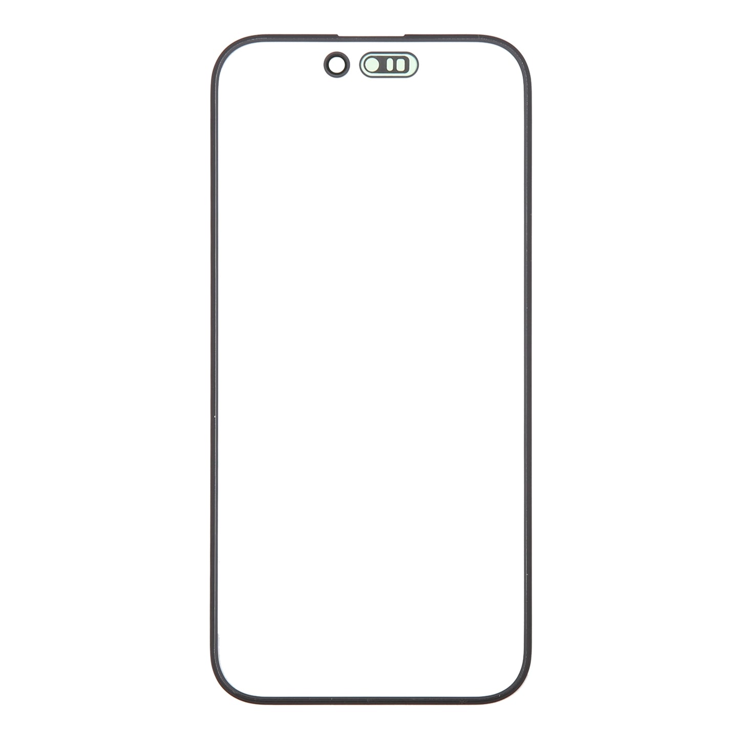 For iPhone 16 Plus Front Screen Outer Glass Lens with OCA Optically Clear Adhesive