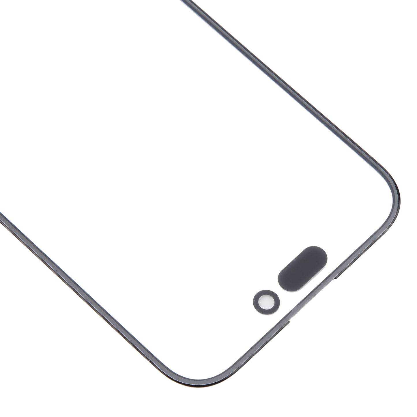 For iPhone 16 Plus Front Screen Outer Glass Lens with OCA Optically Clear Adhesive