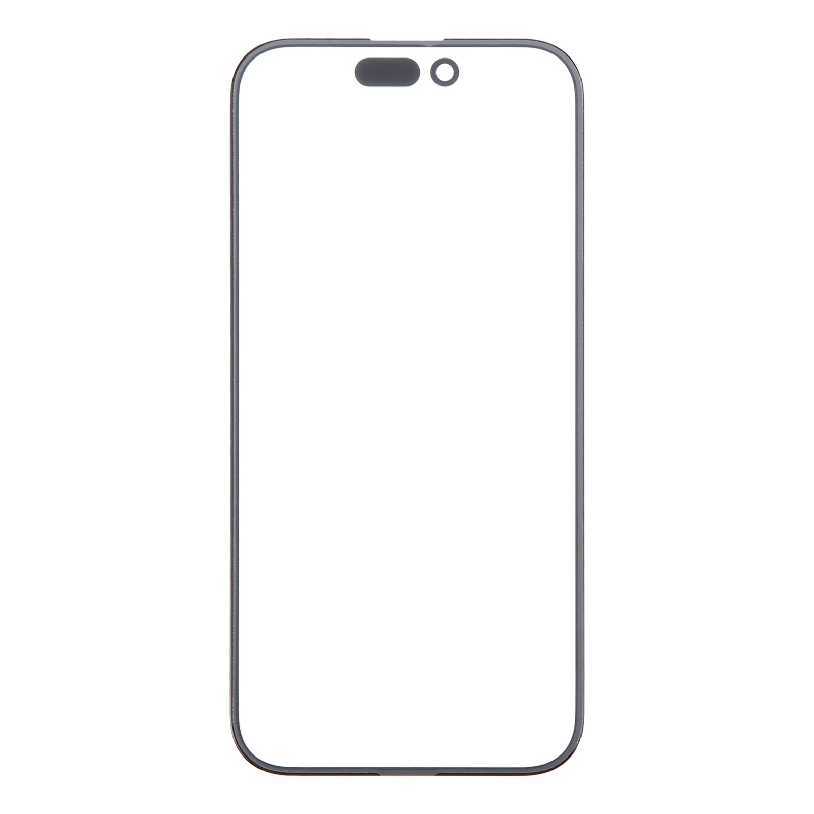 For iPhone 16 Front Screen Outer Glass Lens with OCA Optically Clear Adhesive