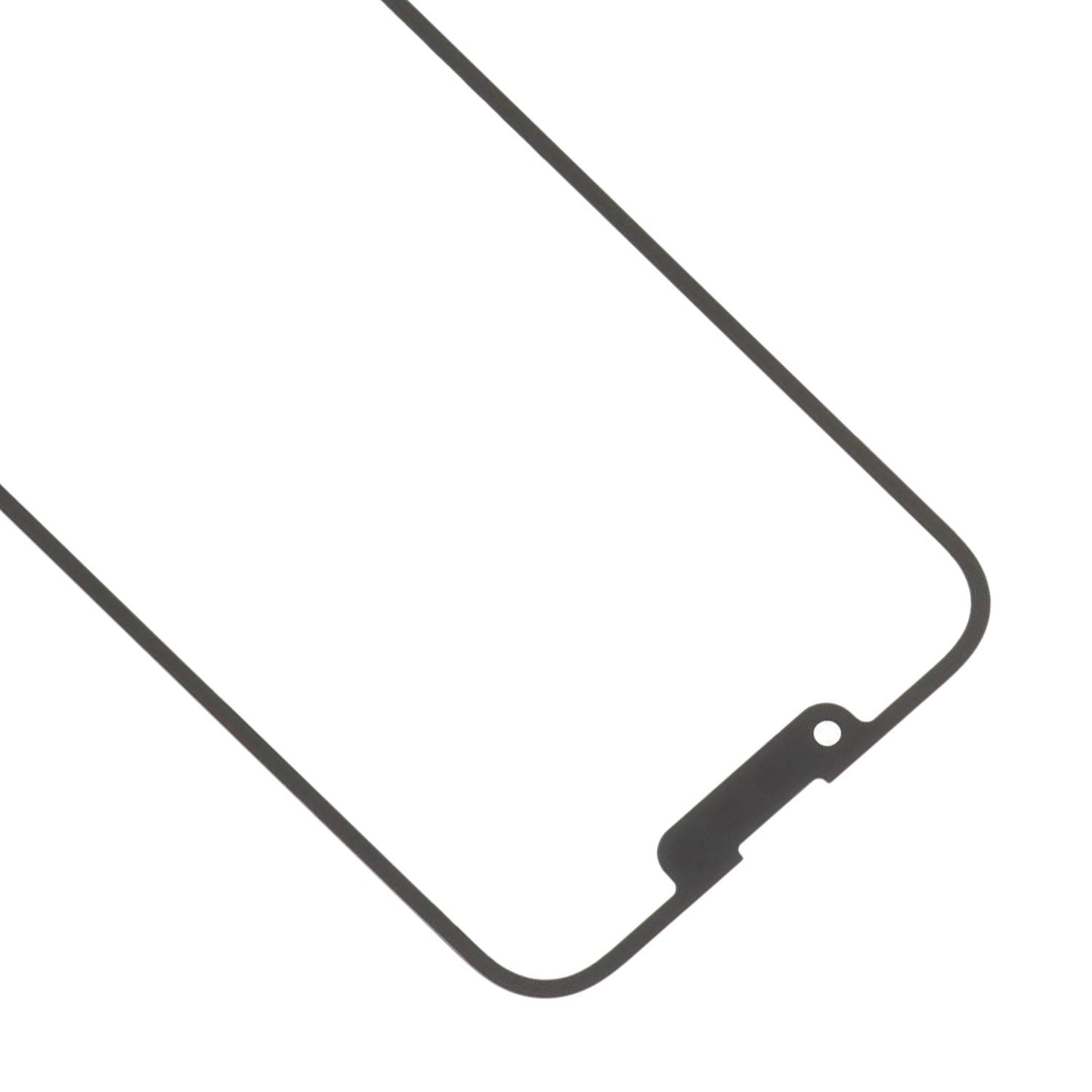 For iPhone 16e Front Screen Outer Glass Lens with OCA Optically Clear Adhesive