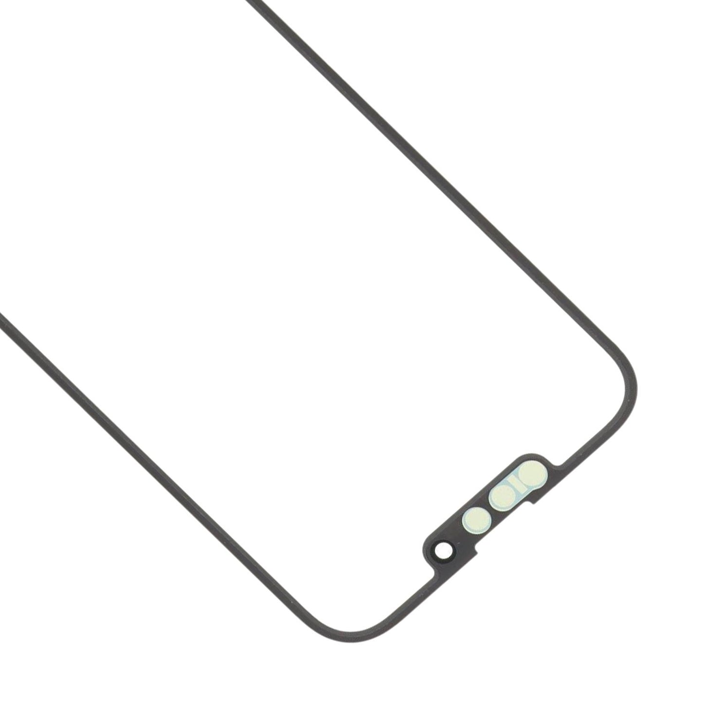 For iPhone 16e Front Screen Outer Glass Lens with OCA Optically Clear Adhesive