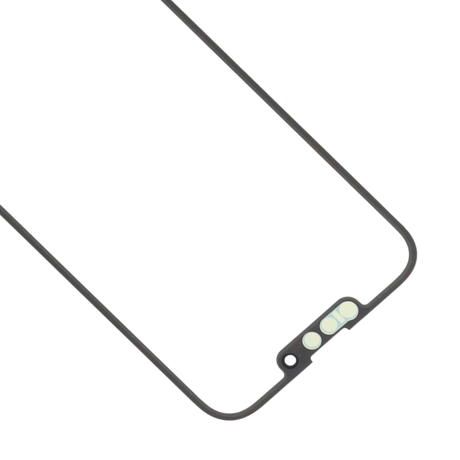 For iPhone 16e Front Screen Outer Glass Lens with OCA Optically Clear Adhesive