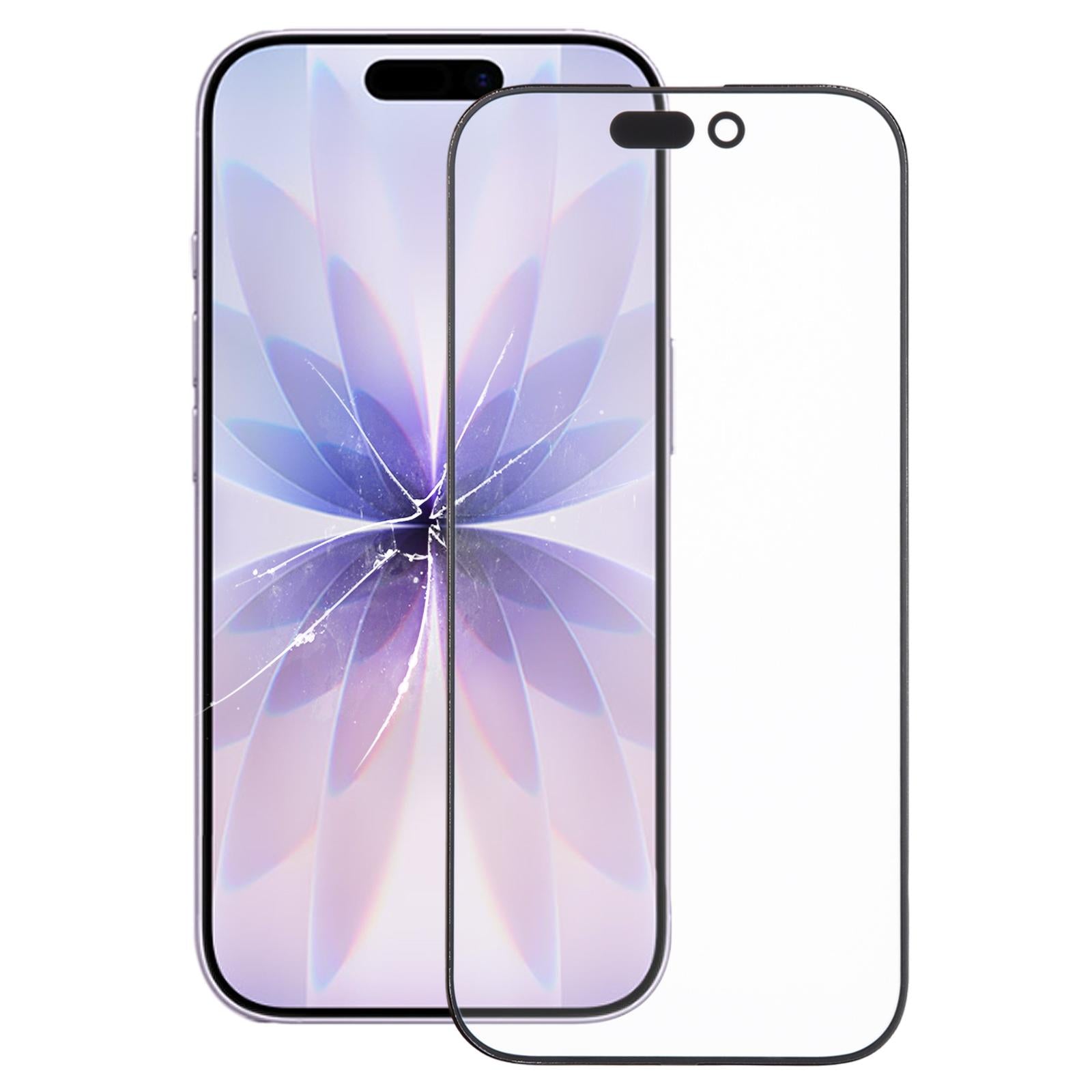 For iPhone 17 Front Screen Outer Glass Lens with OCA Optically Clear Adhesive