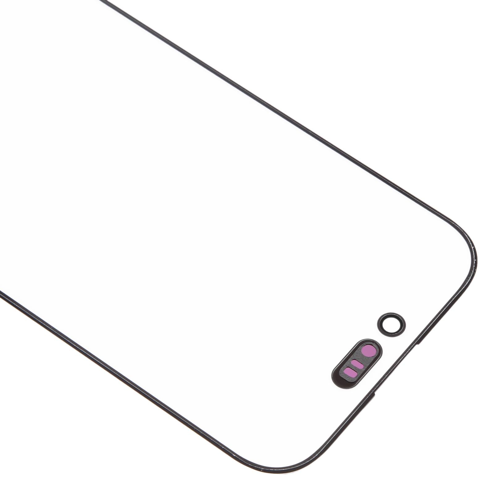 For iPhone 17 Front Screen Outer Glass Lens with OCA Optically Clear Adhesive