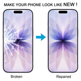 For iPhone 17 Front Screen Outer Glass Lens with OCA Optically Clear Adhesive