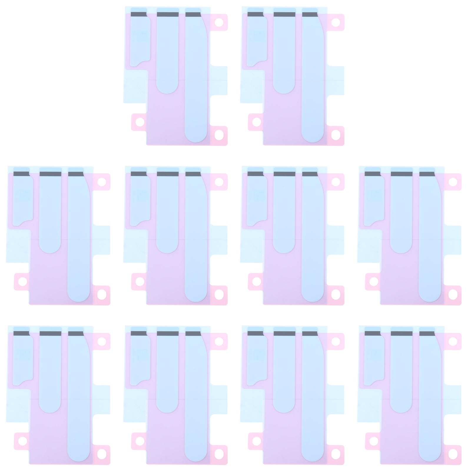 For iPhone 16 Pro Max 10pcs Battery Adhesive Tape Stickers