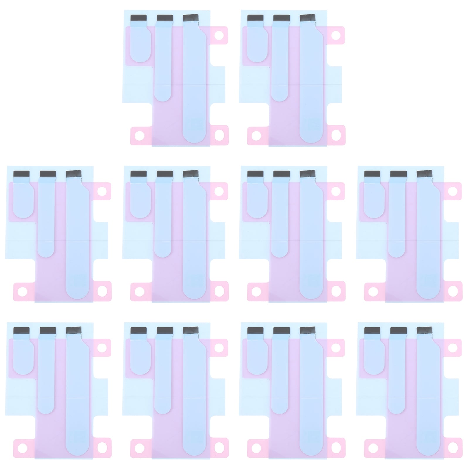 For iPhone 16 Pro 10pcs Battery Adhesive Tape Stickers