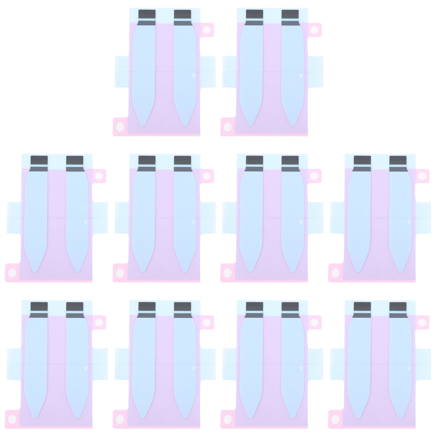 For iPhone 16 Plus 10pcs Battery Adhesive Tape Stickers