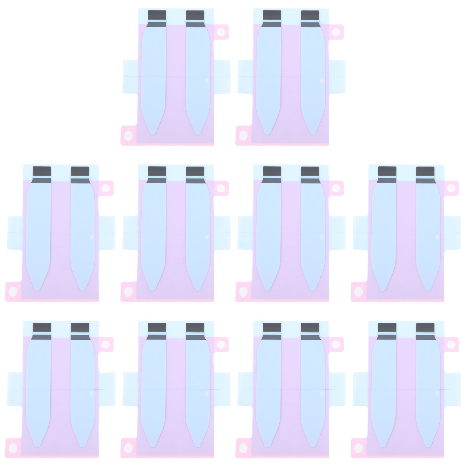 For iPhone 16 Plus 10pcs Battery Adhesive Tape Stickers