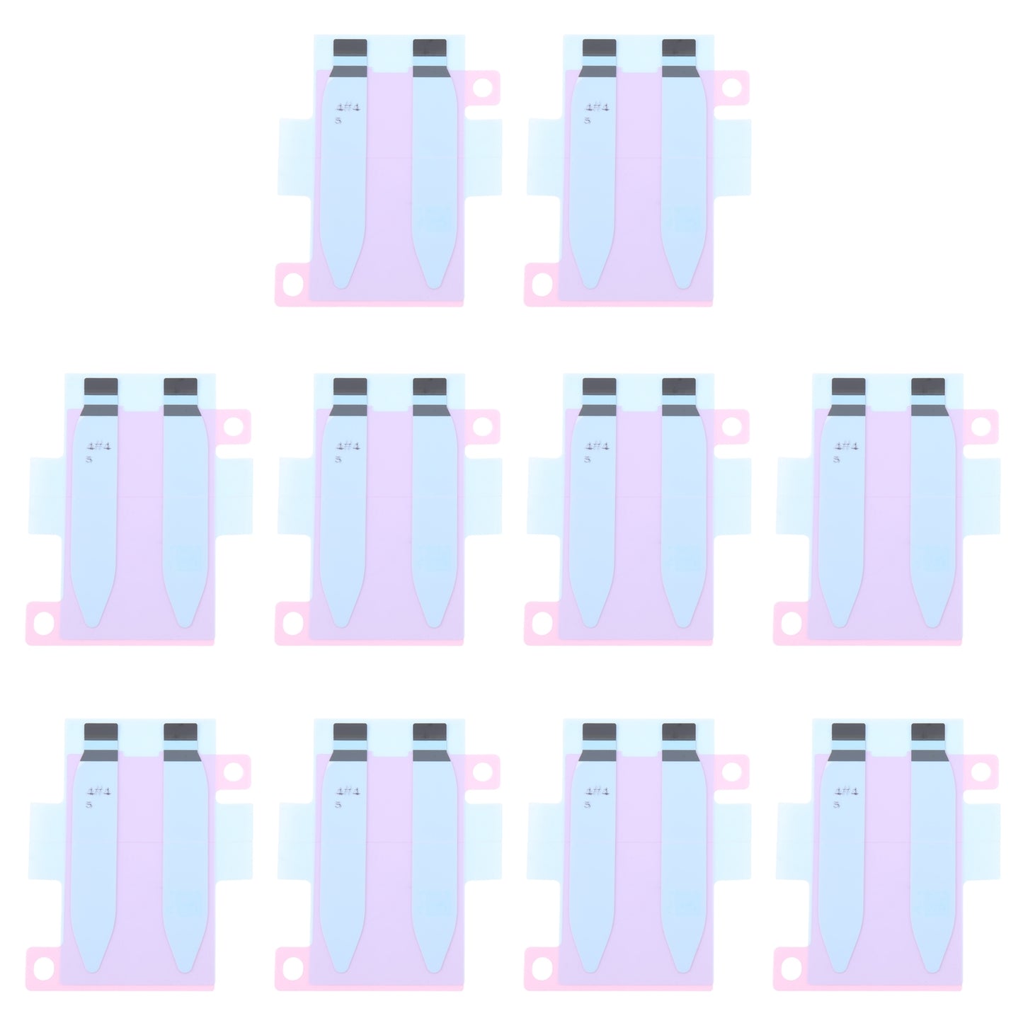 For iPhone 16 10pcs Battery Adhesive Tape Stickers