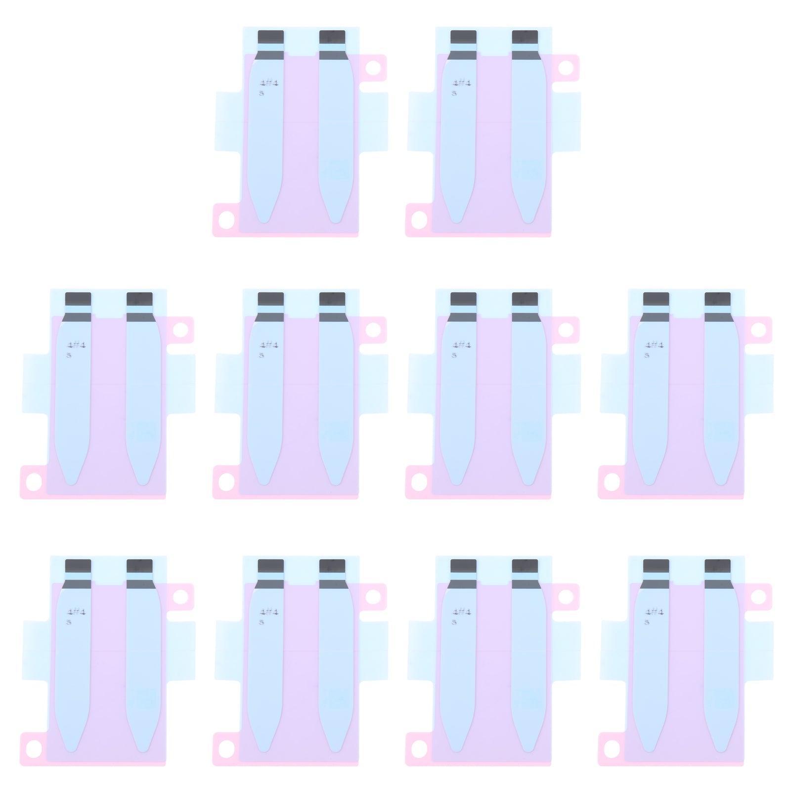 For iPhone 16 10pcs Battery Adhesive Tape Stickers