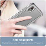 For-Samsung-Galaxy-XCover-7-Colorful-Series-Acrylic-Hybrid-TPU-Phone-Case(Transparent)