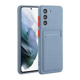 For-Samsung-Galaxy-S24-5G-/-S25-5G-Card-Slot-Design-Shockproof-TPU-Phone-Case(Grey)