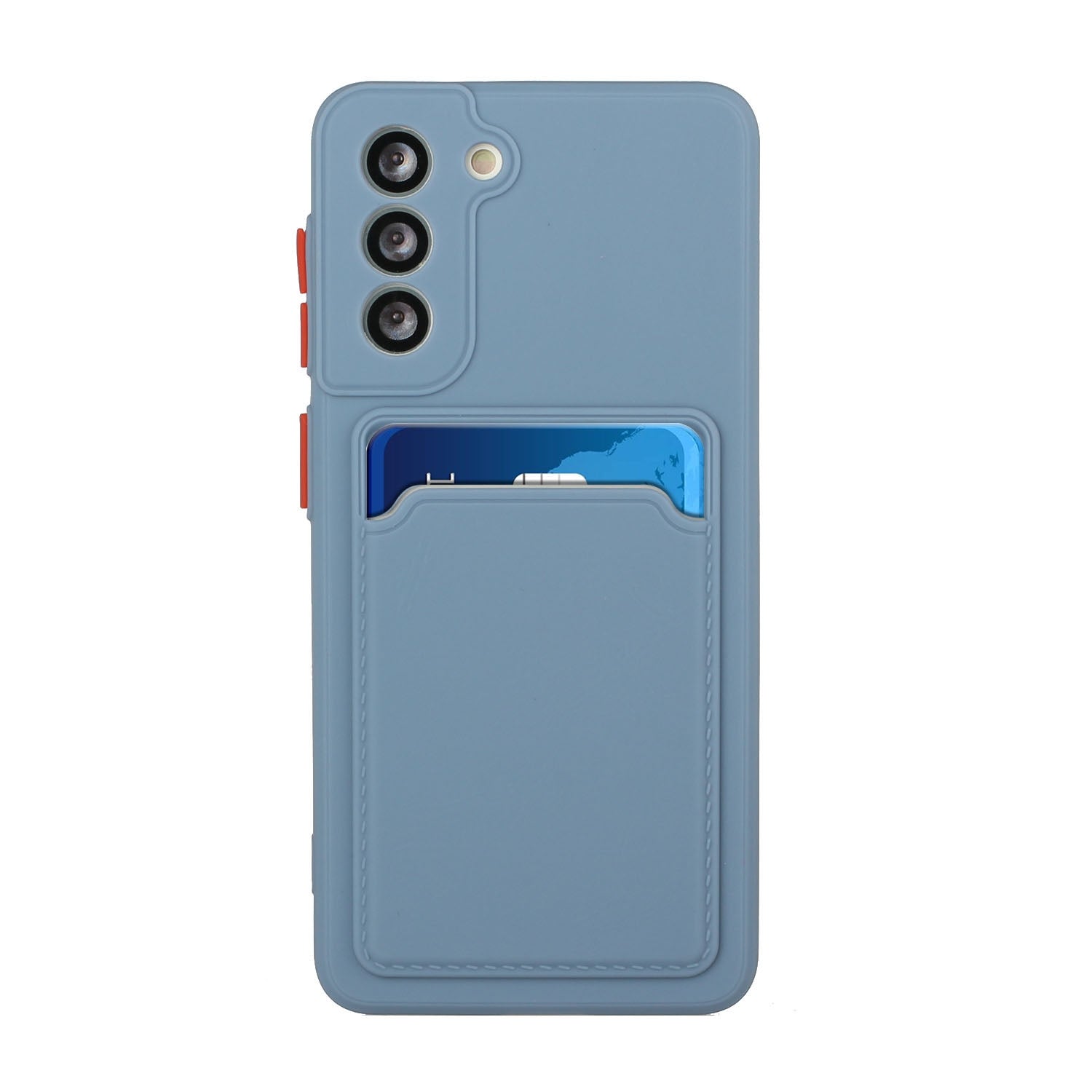 For-Samsung-Galaxy-S24-5G-/-S25-5G-Card-Slot-Design-Shockproof-TPU-Phone-Case(Grey)