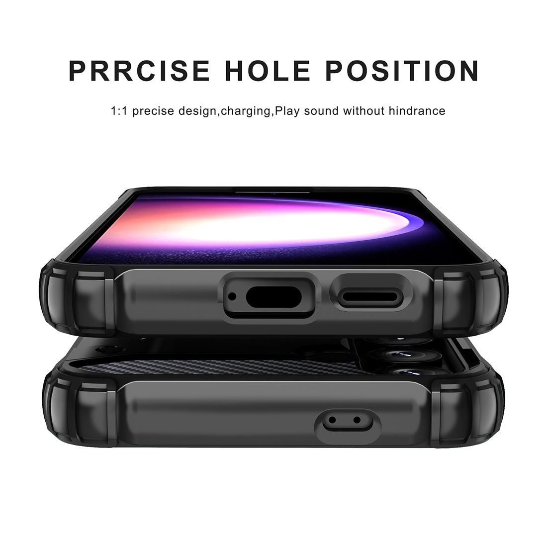 For-Samsung-Galaxy-S24-5G-Magic-Armor-TPU-Hybrid-PC-Phone-Case(Black)