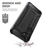 For-Samsung-Galaxy-S24-5G-Magic-Armor-TPU-Hybrid-PC-Phone-Case(Black)