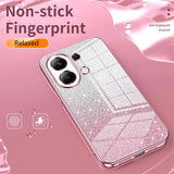 For-Xiaomi-Redmi-Note-13-Pro+-Gradient-Glitter-Powder-Electroplated-Phone-Case(Pink)