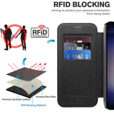 For-Samsung-Galaxy-S24-5G-MagSafe-Magnetic-RFID-Anti-theft-Leather-Phone-Case(Grey)