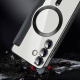 For-Samsung-Galaxy-S24-5G-MagSafe-Magnetic-RFID-Anti-theft-Leather-Phone-Case(Grey)