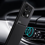 For-Xiaomi-Redmi-Note-13-Pro+-5G-Classic-Tilt-Strip-Grain-Magnetic-Shockproof-PC-+-TPU-Phone-Case(Black)