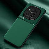 For-Honor-Magic6-Pro-Classic-Tilt-Strip-Grain-Magnetic-PC-Hybrid-TPU-Phone-Case(Green)