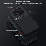 For-Honor-Magic6-Pro-Classic-Tilt-Strip-Grain-Magnetic-PC-Hybrid-TPU-Phone-Case(Green)
