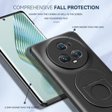 For-Honor-Magic5-Pro-Magsafe-Hidden-Fold-Holder-Full-Coverage-Shockproof-Phone-Case(Grey)