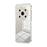 For-Honor-Magic4-Pro-Transparent-Plating-Fine-Hole-Phone-Case(Transparent)