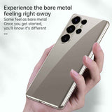 For-Samsung-Galaxy-S24-5G-SULADA-Electroplating-Frosted-TPU-Phone-Case(Grey)