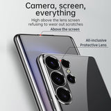 For-Samsung-Galaxy-S24-5G-SULADA-Electroplating-Frosted-TPU-Phone-Case(Grey)
