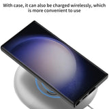 For-Samsung-Galaxy-S24-Ultra-5G-GKK-Skin-Feel-Leather-MagSafe-Magnetic-Phone-Case-with-Holder(Black)