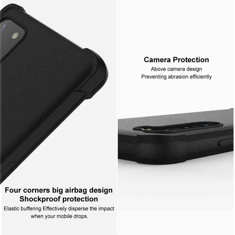 For-Honor-Magic6-Pro-5G-imak-Shockproof-Airbag-TPU-Phone-Case(Matte-Black)