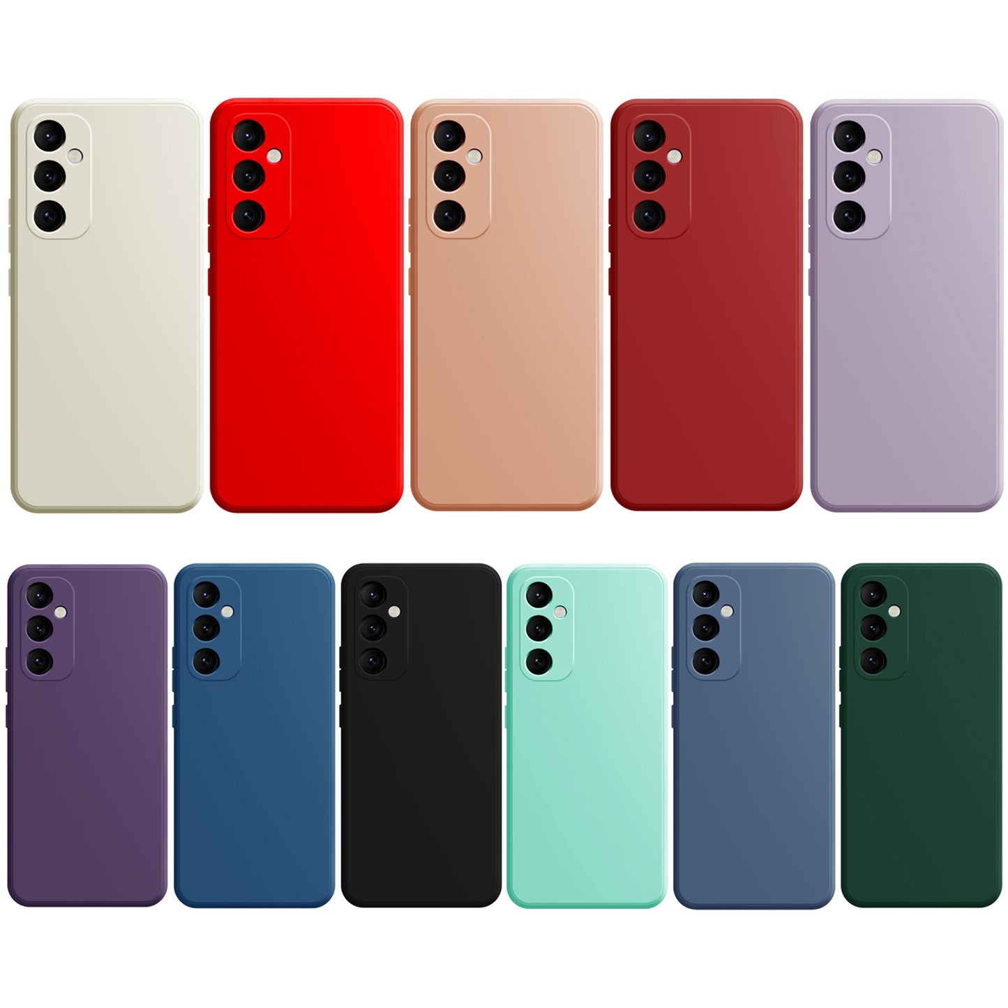 For-Samsung-Galaxy-S24-5G-Imitation-Liquid-Silicone-Phone-Case(Red)