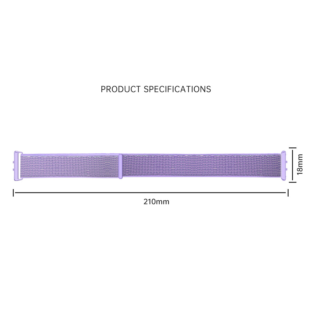 For-Samsung-Galaxy-Fit-3-Woven-Nylon-Loop-Watch-Band(Black)
